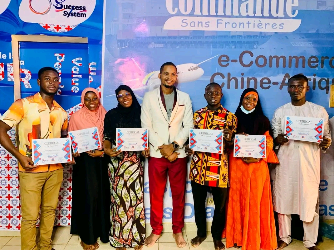Étudiants diplômés des formations PTR Niger